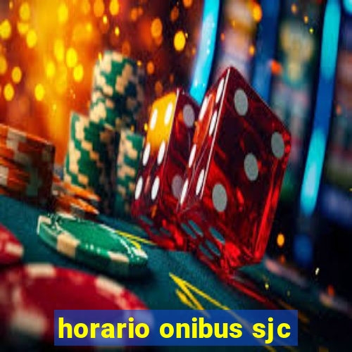 horario onibus sjc